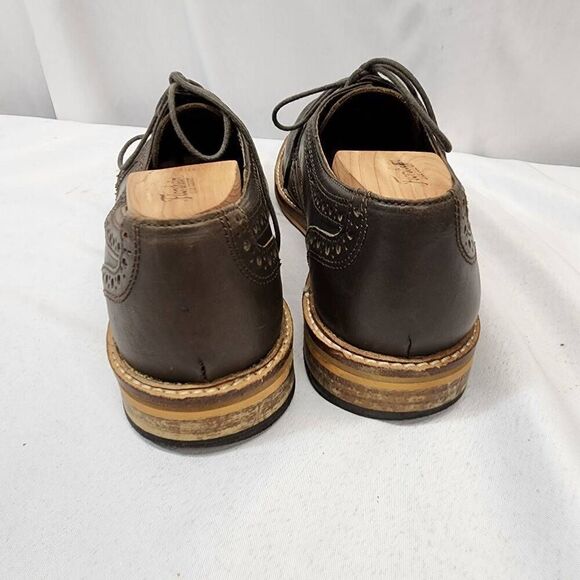 Red Tape Mens 10 Brown Leather Stitch Down Oxford Dress Shoes, Business Professi - Picture 4 of 12